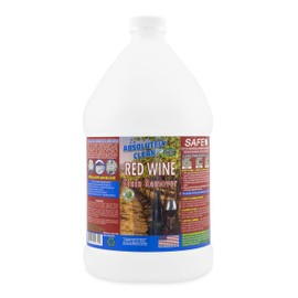 Amazing Red Wine Stain Remover – Natural Enzymes Eliminate Wine Stains Fast - Cleans Carpet, Upholstery, Clothing, Table Cloth & More - USA Made
