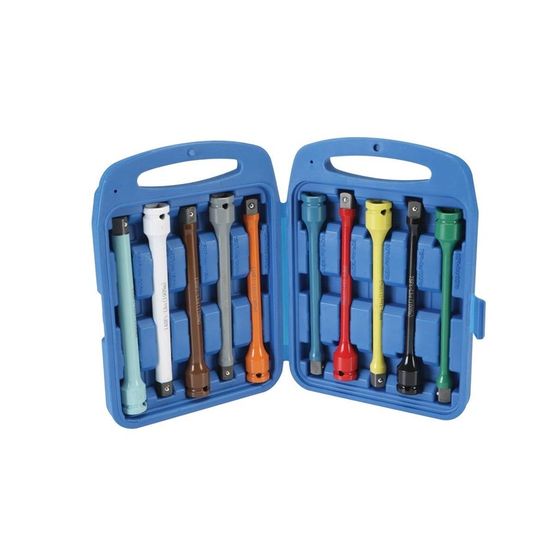 1/2" Torque Limiting Extension Bar Set 10 pieces