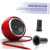 Gatuida 16pcs Abs Speaker Port Tube for Improved Low Frequency