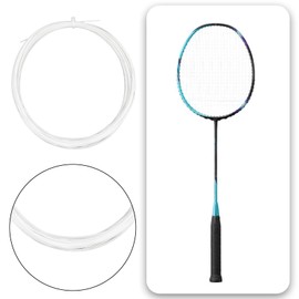 OTOTEC 1 x 10 m nylon badminton string with 0.7 mm wire diameter and high flexibility, compatible with Yonex BG Exbolt 65 (white)