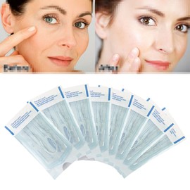 Kollagen Gesicht Seidenfaden,Kollagen Seidenfäden,Face Lifting,Seidenfäden für Fadenlifting zur Hautstraffung,8 x 12 Stück Kollagen Seidenfäden,Proteinfaden Gesichtsserum Gesichtsseidenfaden