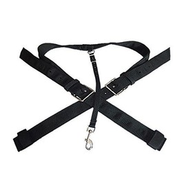 Saddles & Such Replacement Rear Black Cinch with Flank Straps Combo