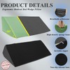 Jacobable Bed Wedge Pillow for Side Sleeping Sponge Filled Body