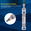 Max. 1 Mpa double-acting stroke 15 mm / 0.6 inch