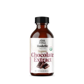 RODELLE Organics Pure Chocolate Extract, 2 Fl Oz