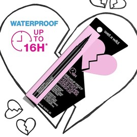 Wet n Wild Wet n Wild Mega Last Breakup Proof Liquid Waterproof Eyeliner Brush Tip Pen | Quick Drying | Smudge Resistant| Long Lasting 16 Hour Wear| Precise Ultra Fine | Black