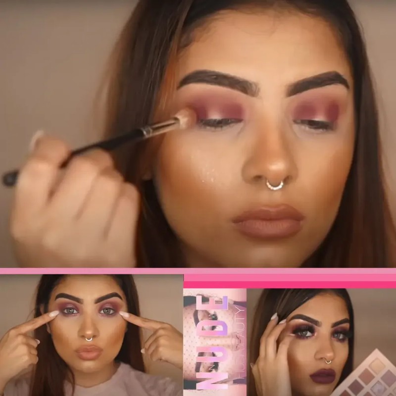 Paletá De Sombras Bare Maquillaje Para Ojos18 Tonos Neutros