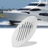 X AUTOHAUX 5 Inch Round Marine Boat Louvered Ventilation Vent