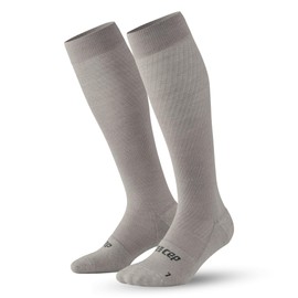 CEP Flight Compression Socks, Light Grey, Men, III