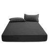 EV DEKOR®MF0001 Fitted Sheet Super King, Charcoal - Deep Pocket