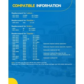 PHILTOP 11.65 inch（296 mm） Front Vented Disc Brake Rotors Compatible with Toyota Venza 2022, 2-PC Set replace # 31434