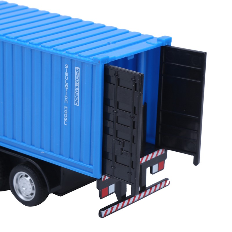 1: 48 Alloy Container Truck Model Toy Highly Simulation Children