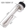 DERNORD 120V 1500W Tri-clamp Foldback Heating Element Stainless Steel Immersion