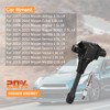 BDFHYK Ignition Coil Pack and Iridium Spark Plugs Compatible with