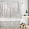 zokyer Clawfoot Tub Shower Curtain Wrap Around Round 180x70 Inch