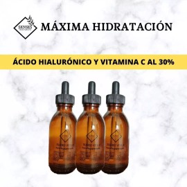Senses Suero De Vitamina C Al 30% Y Ácido Hialurónico