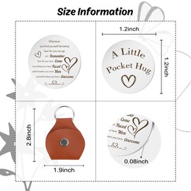 Christmas Gifts Pocket Hug Inspirational Gifts for Women Long Distance Relationship Keepsake Graduation Gifts for Women Mens Stocking Stuffers Motivational Gifts Congratulations Gift Cool Gifts Unique