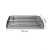 Stanbroil Stainless Steel Triple Flat Fireplace Burner Pan, 16.5 Inches