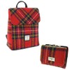 Glen Appin - Ladies Harris Tweed Mini Backpack with matching