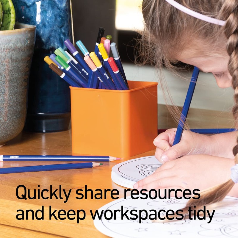 Classmaster SP12 Desk Pots – Storage Containers for Pencils, Pens