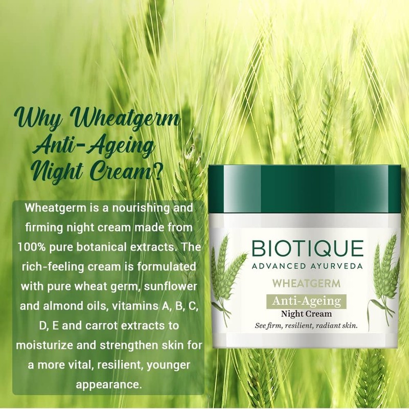 Biotique Wheat Germ Firming Face and Body Cream for Normal