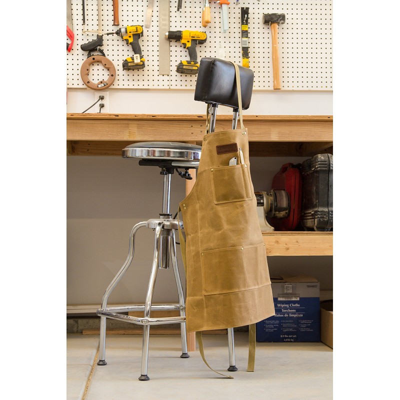 TorxGear Kids Child's Work Apron - Waxed Canvas Tool Apron