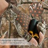BASSDASH Unisex Fingerless Fleece Liner Camo Hunting Gloves for Cold
