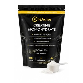 Creatine Monohydrate Powder 500g – 100 Servings – 100% Pure Micronised