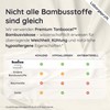 Bambaw fitted sheet, 90 x 190 cm, bamboo, 35 cm