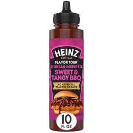 Heinz Flavor Tour Korean Inspired Sweet & Tangy BBQ Sauce, 10 fl oz Bottle