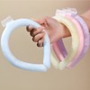 PCM Instant Cooling Neckband for Golf, Hiking, Fishing, Camping (28°C) Ice Neckband Light Green 2ea