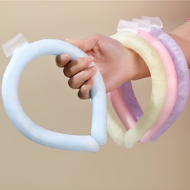 PCM Instant Cooling Neckband for Golf, Hiking, Fishing, Camping (28°C) Ice Neckband Light Green 2ea