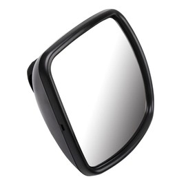 FEIPARTS Truck Hood and Door Mirrors Lens for 2003-2017 Freightliner M2 100 106 112 114SD - Rearview Glasses, Upper and Smaller Wide Angle Mirrors, Heated Black Housing