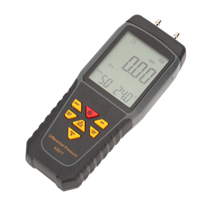 Differential Pressure Tester Meter Digital Sensor Gauge Smart Handheld for