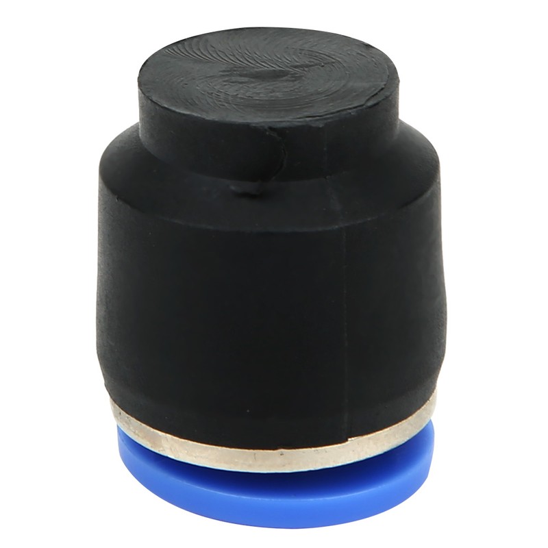 50PCs Air Pipe Plug Pneumatic Cap Plastic Brass Quick Insert