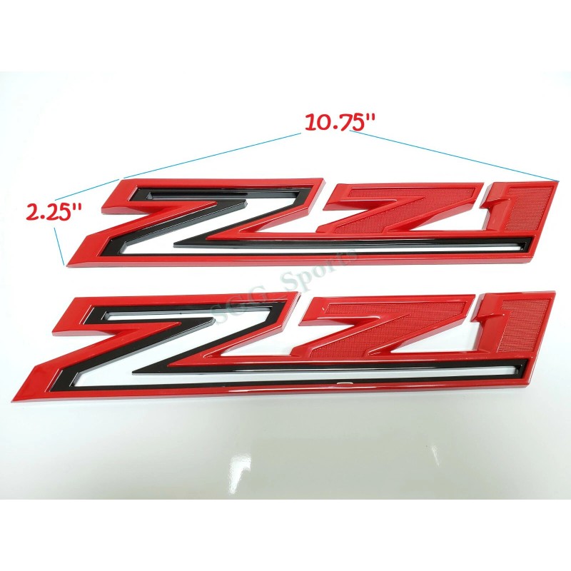 OEM 2pcs 2019-2023 Chevy Silverado Z71 Emblem OEM Fender Gloss
