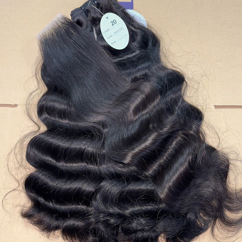 Natural Indian Raw 100% Curly Bulk Cuticle Aligned Unprocessed Wholesale