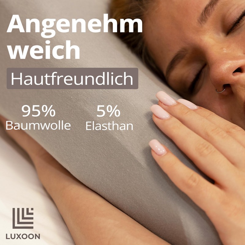 Luxoon Cushion Cover for Health Pillow - 95% Cotton /