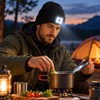 USB Rechargeable LED Beanie Hat for Men & Women –