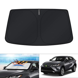 KUST Car Windshield Sun Shade for 2021-2024 Toyota Venza Accessories Sunshade Window Sun Visor Protector Foldable Blocks UV Rays Keep Your Car Cool