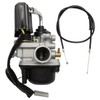 Hoypeyfiy 17.5mm Carburetor Replacement for Piaggio 50cc Motorcycle Replacement for