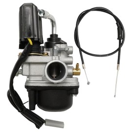 Hoypeyfiy 17.5mm Carburetor Replacement for Piaggio 50cc Motorcycle Replacement for Vespa 50cc Motorcycle