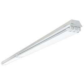 PrimeLights LED 8' ft, Shop Light 120W 21,600 Lumen 120/277v 5000K Day Garage Warehouse Shop Metal BLDG Light Fixture 120° Beam Angle Bolt 6 (Frosted LED Bulbs)