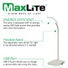 MaxLite Desk LAMP LED 4W Slim 3000K, USB Port, White
