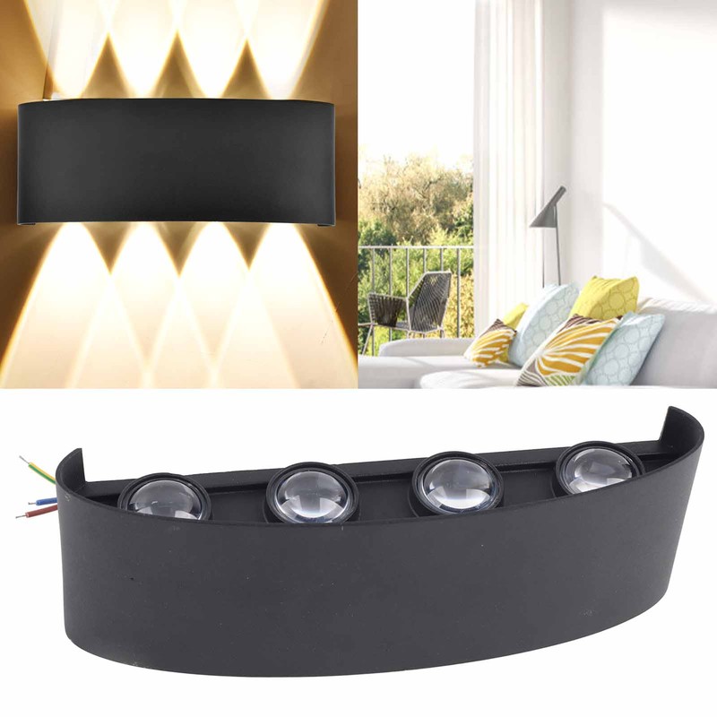 LED Wall Light 8W Waterproof Decorating Lighting Lamps for Living