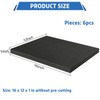 Storystore Polyurethane Foam Sheet, 6 Pcs Foam Inserts Black foam