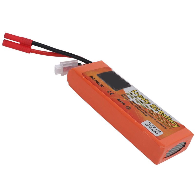 11.1V 4200mAh Lithium Battery RC 45C LiPo Battery with Banana