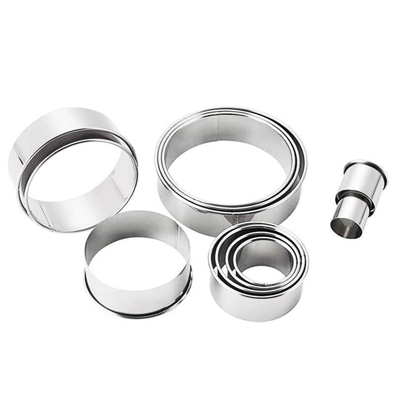 Cookie Cutter Round Baking Tools Set (12 Pieces/Set) Mini Fruit