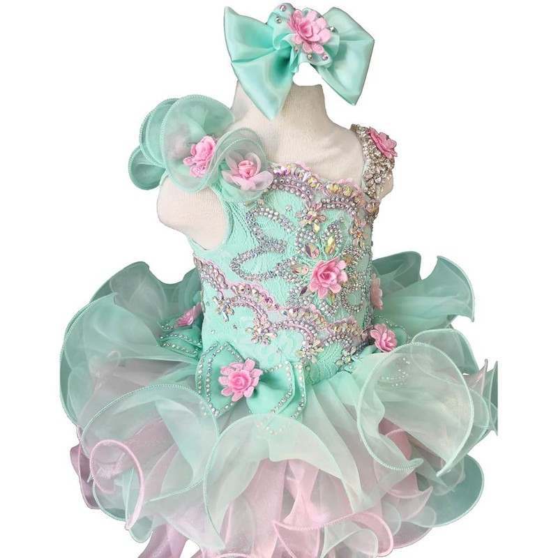 Jenniferwu Baby-Girls Moderno/Ajustado, Menta, Azul, 3 Años