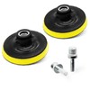 2 Pcs 4 Inch Hook and Loop Backing Plate Orbital